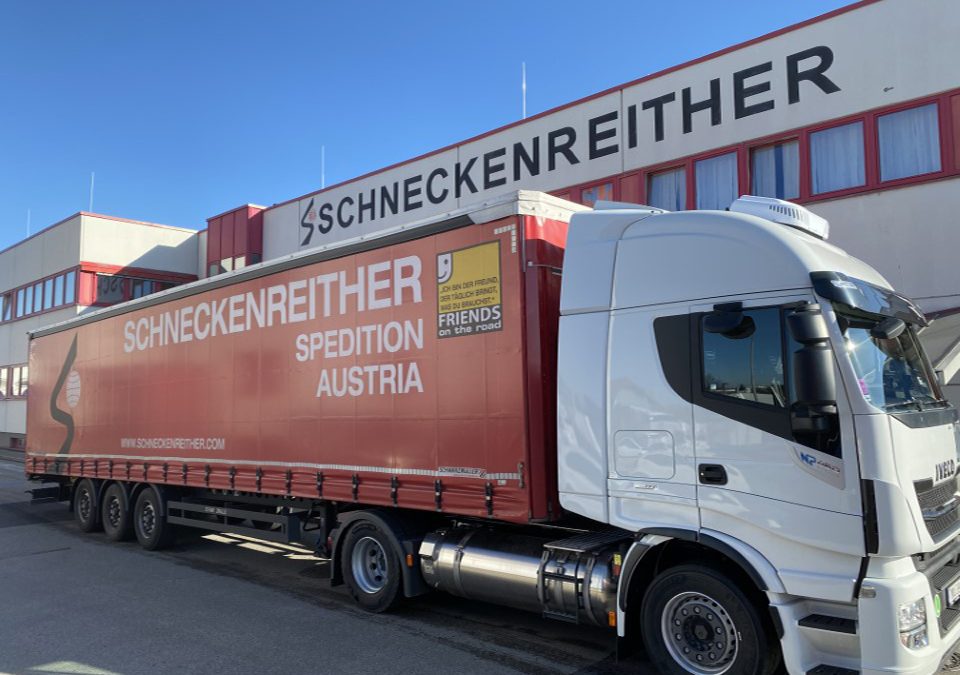 First LNG truck in the Schneckenreither fleet